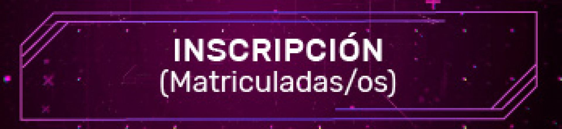 Inscripción Matriculados