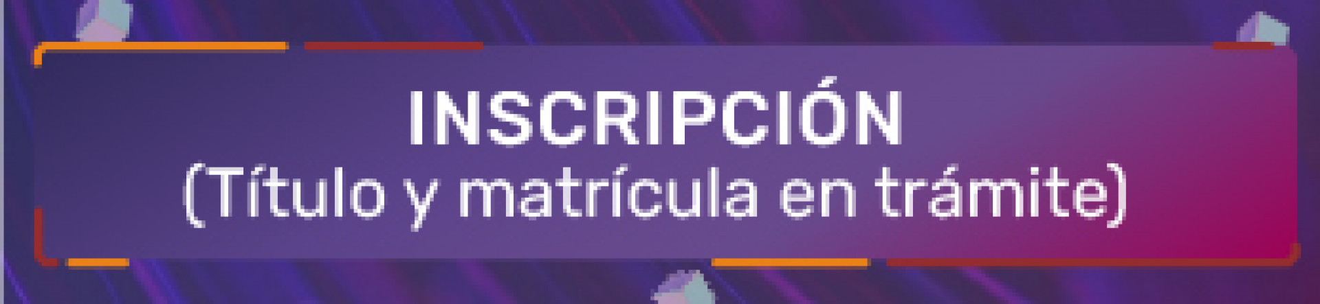 Inscripciín Títulos en trámite